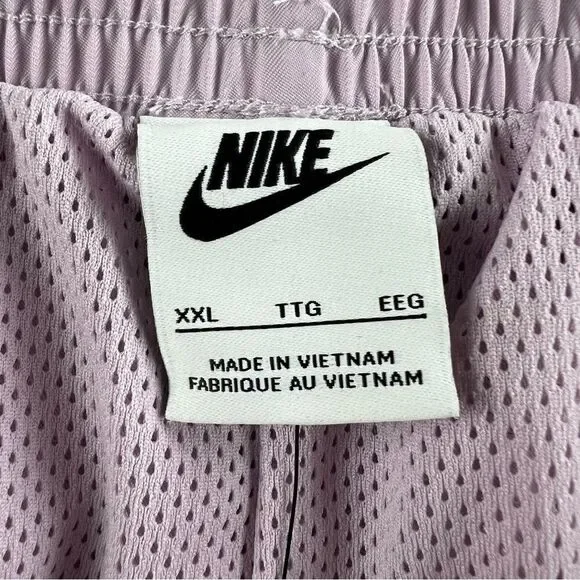 Nike Sportswear Men's‎Woven Flow 6” Shorts Light Lavender Purple Mid XXL Swim